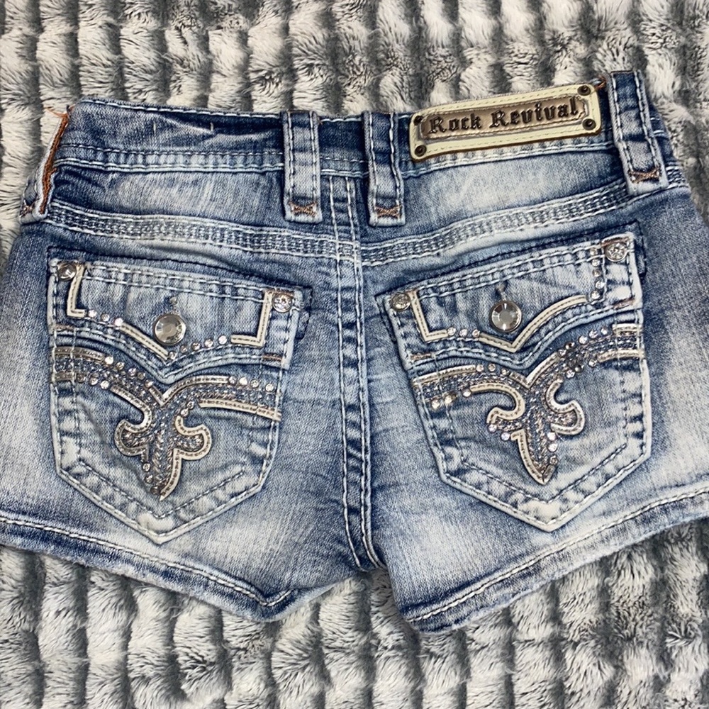 Women’s Rock revival Jean shorts